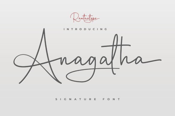 Anagatha: A Script Font That Earns Its Place in Campaign Visuals