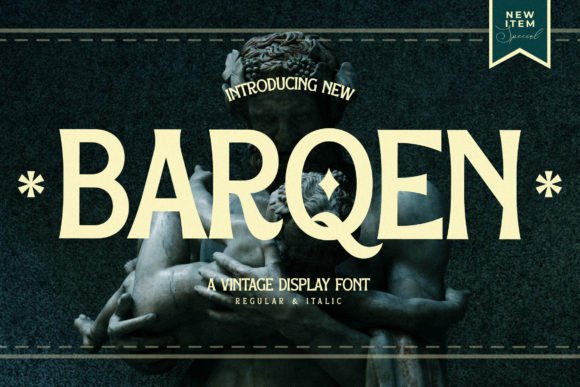 Barqen: A Serif Typeface That Elevates Campaign Headlines