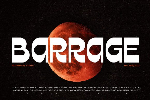 Barrage: A Bold, Cheerful Sans Serif for Campaign Headlines