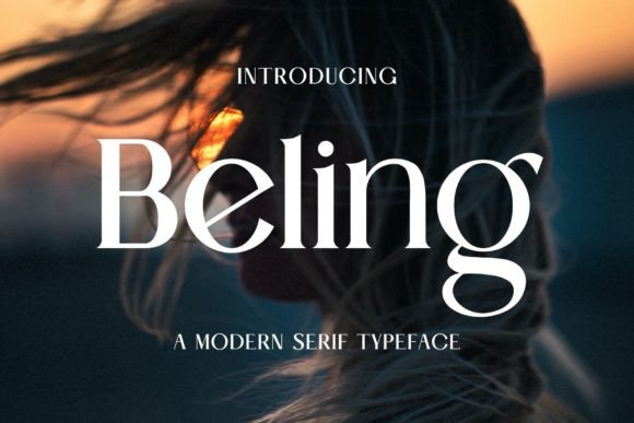 Beling: A Serif Typeface for Editorial Elegance