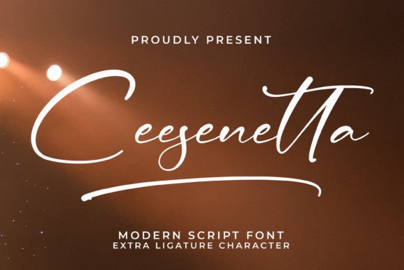 Ceesenetta: A Modern Script Font That Breathes Life Into Editorial Design