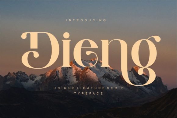 Dieng: A Modern Serif Typeface for Digital Branding