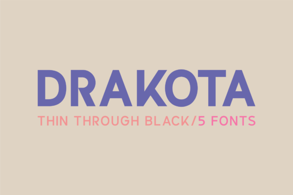 Drakota: A Sans Serif Typeface That Breathes With Your Content