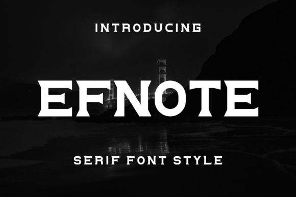 Efnote: A Thoughtful Serif Font for Editorial Design