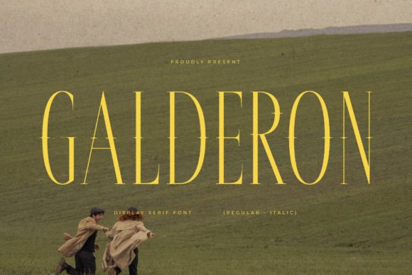 Galderon: A Serif Typeface That Earns Its Place in Luxury Branding