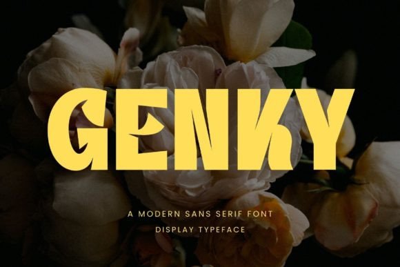 Genky: A Playful Sans Serif Font for Campaign Headlines