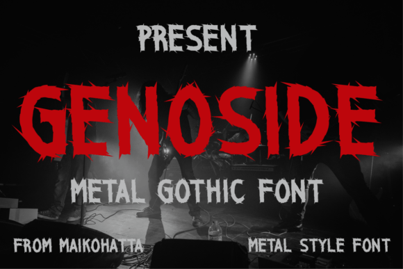 Genoside: A Bold Blackletter Font for Modern Web Headers