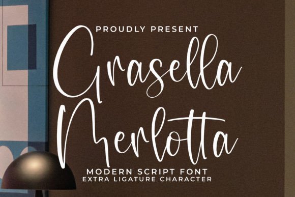 Grasella Merlotta: A Thoughtful Modern Script Typeface for Editorial Calm