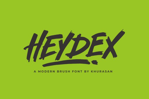 Heydex: A Bold, Friendly Script Font for Real Business Branding
