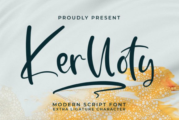 Kerlloty: A Modern Script Font That Feels Like Hand-Drawn Magic
