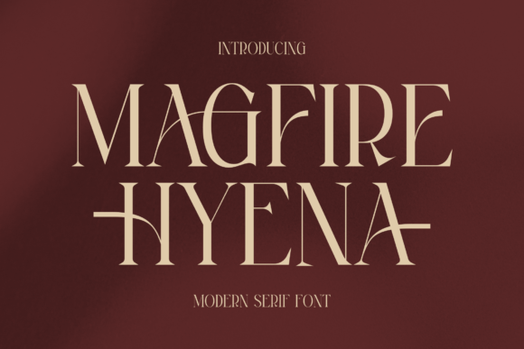 Magfire Hyena: A Luxe Serif Font That Elevates Digital Branding