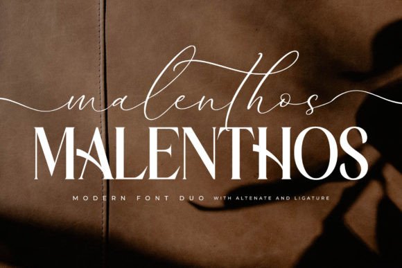Malenthos: A Serif Font Duo That Elevates Real Small Business Branding