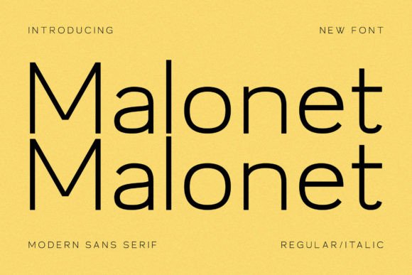Malonet: A Serif Typeface That Elevates Real Small Business Branding