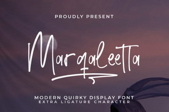 Marqaleetta: A Handwritten Script Font for Digital Romance & Clarity