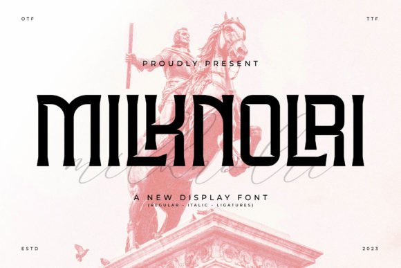 Milknolri: A Modern Serif Font for Digital Elegance