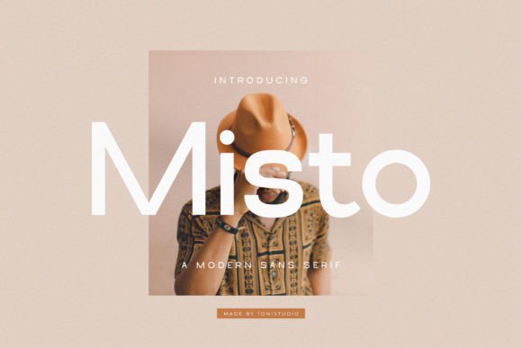 Misto: A Clean, Modern Sans Serif Font for Handmade Creators