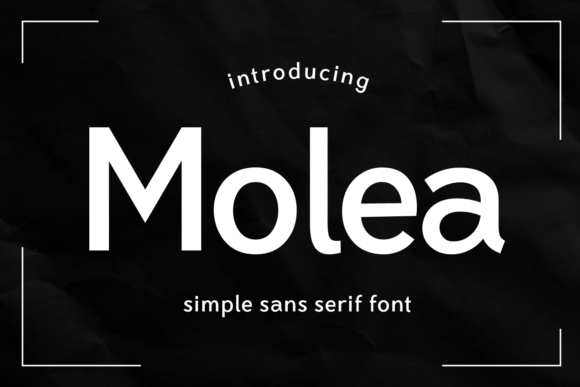 Molea: A Refined Sans Serif for Real Design Work