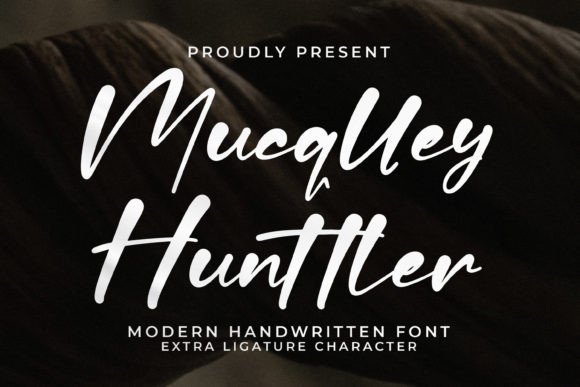 Mucqlley Hunttler: A Delicate Script Font for Thoughtful Web Design