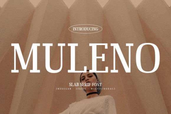 Muleno: A Sophisticated Serif Font for Campaign Headlines