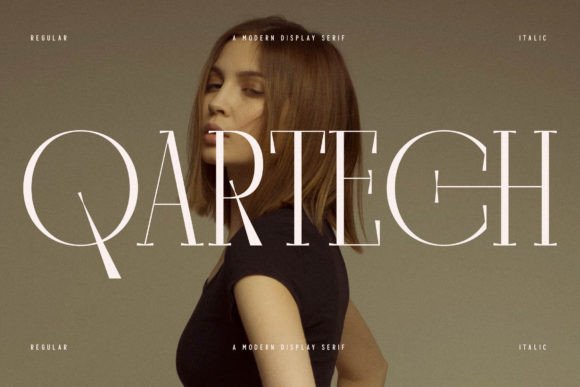 Qartech Typeface: Elegant Serif for Trusted Branding