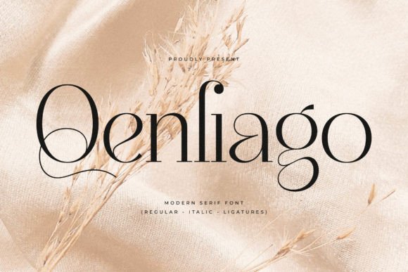 Qenliago: A Serif Typeface for Editorial Elegance