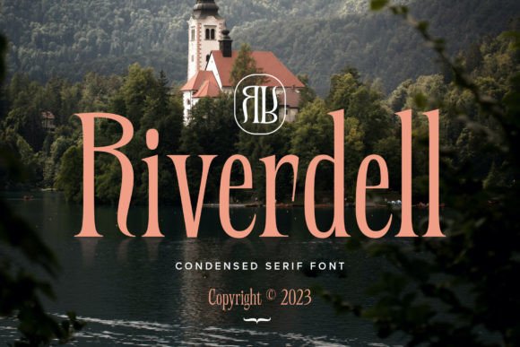 Riverdell: A Refined Condensed Serif Font for Digital Design