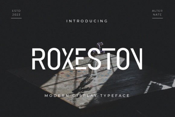 Roxeston: A Modern Sans Serif Font for Digital Branding