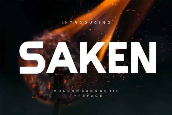 Saken: A Clean Sans Serif Font for Campaign-Ready Design