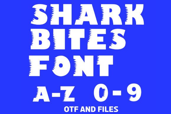 Shark Bites: A Bold Display Font for Digital Branding
