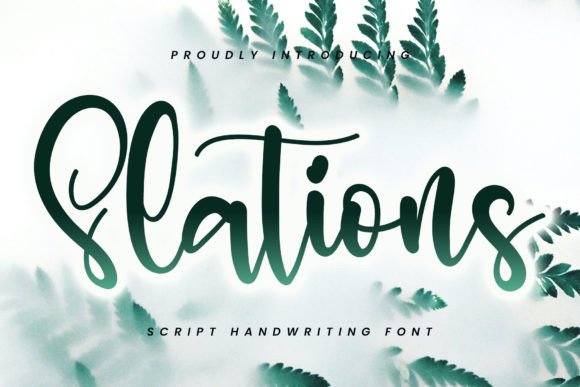 Slations: A Modern Handwritten Font for Editorial Warmth
