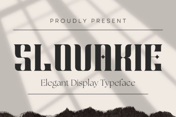 Slovakie Typeface: Luxury Serif for Handmade Labels & Printables