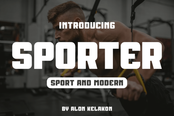 Sporter: A Chic Geometric Sans Serif for Modern Branding